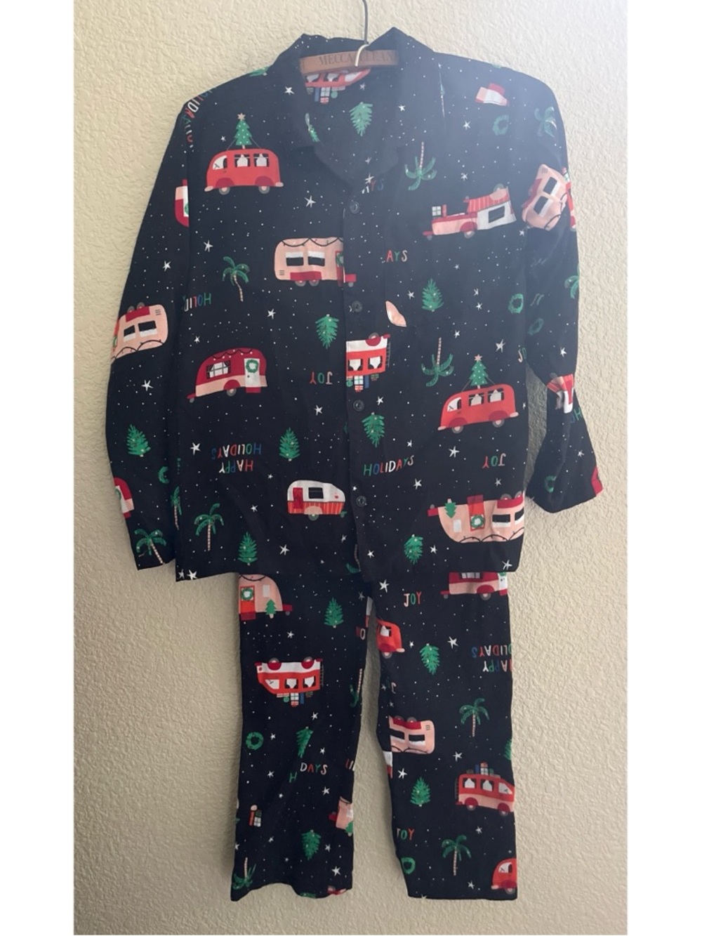 Old Navy Unisex Kids Holiday Pajamas Large Size 10-12